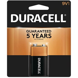 Duracell Coppertop 9V 1 Pack