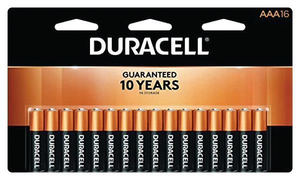 Duracell Coppertop AAA 16 Pack