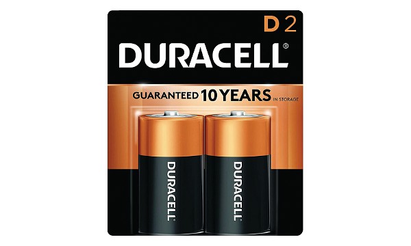 Duracell Coppertop D Size 2 Pack