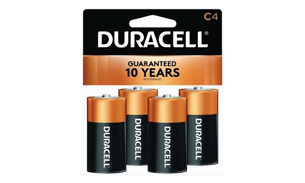 Duracell Coppertop C Size 4 Pack